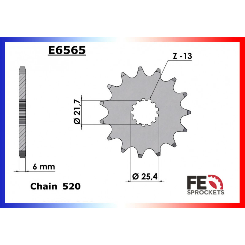 Kit Chaine Moto FE pour CF Moto 650 NK (18-23) Kit Chaine Moto FE pour CF Moto 650 NK (18-23)