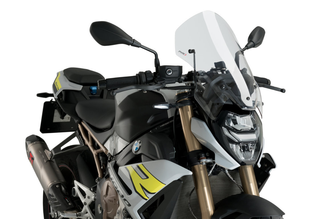 Bulle Puig Touring pour S 1000 R et M (21-24) avec support d'origine BMW