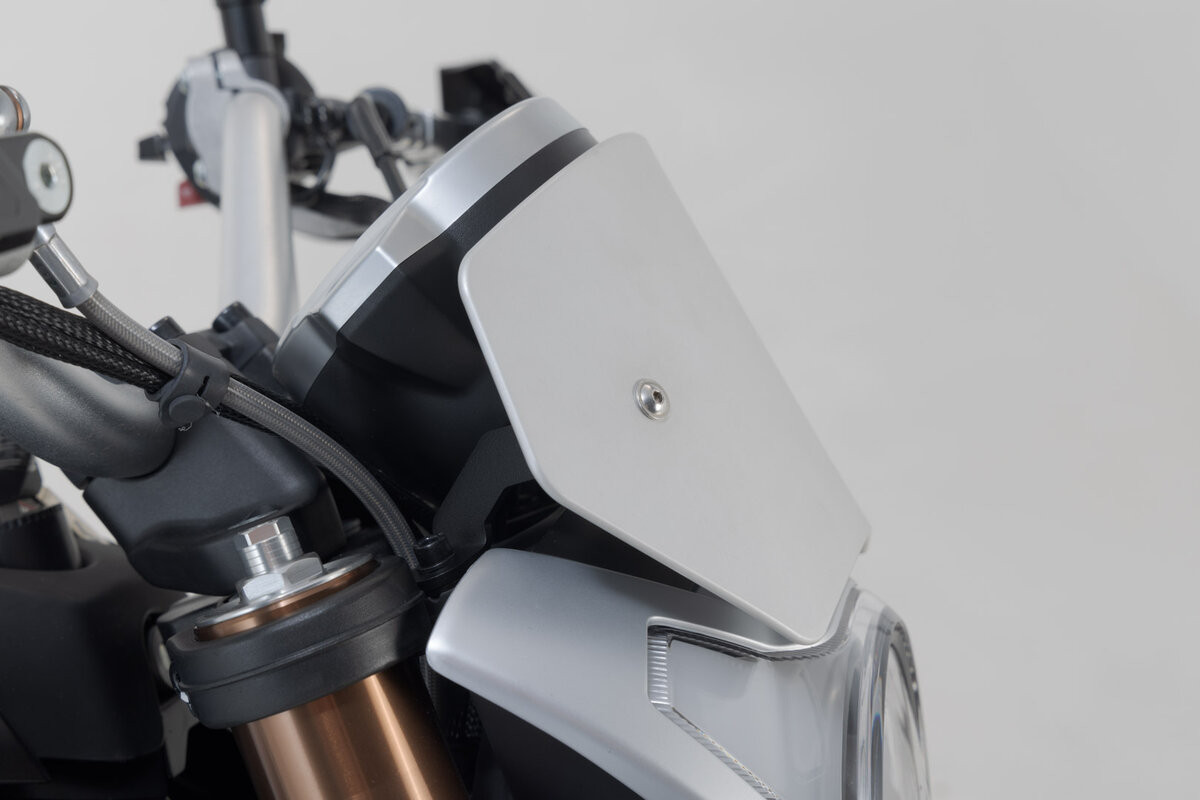 Pare-Brise Aluminium Gris SW-Motech pour CF Moto 700 CL-X (22-24) SCT.10.033.10000/S