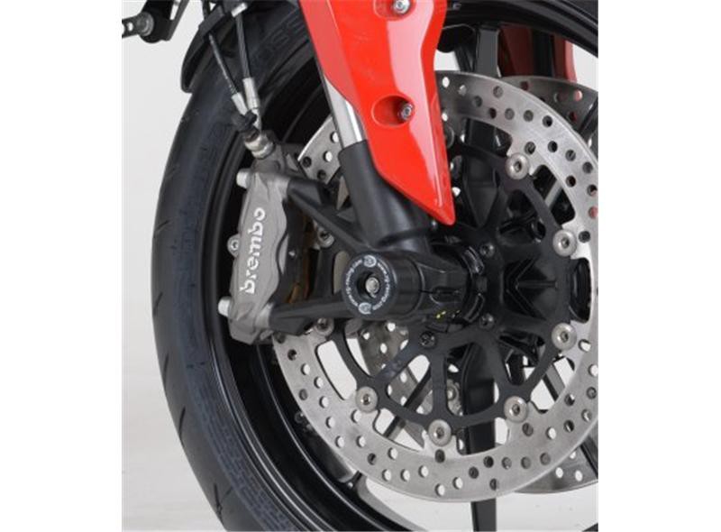 Roulettes de fourche R&G pour Hypermotard 821 (13-16) Hyperstrada et Hypermotard 939 (16-18) - FP0139BK