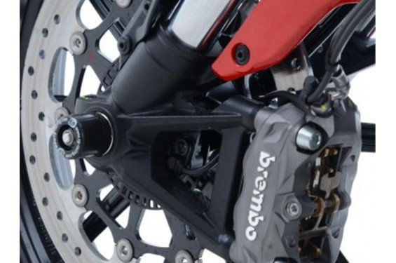 Roulettes de protection de fourche R&G pour Ducati Scrambler 800 (15-23) - FP0167BK Roulettes de protection de fourche R&G pour Ducati Scrambler 800 (15-23) - FP0167BK