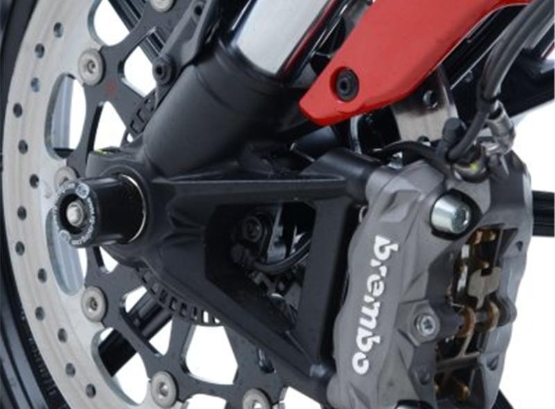 Roulettes de protection de fourche R&G pour Ducati Scrambler 800 (15-23) - FP0167BK