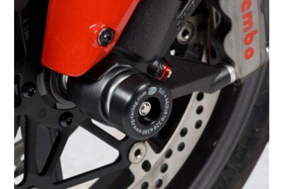 Roulettes de protection de fourche R&G pour 848 et 1098 (08-15) 848 - 1098 R et S - 1198 S et SP (07-13) - FP0060BK Roulettes de protection de fourche R&G pour 848 et 1098 (08-15) 848 - 1098 R et S - 1198 S et SP (07-13) - FP0060BK