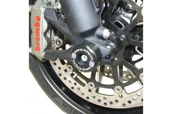 Roulettes de protection de fourche R&G pour Ducati Diavel (11-18) - FP0103BK Roulettes de protection de fourche R&G pour Ducati Diavel (11-18) - FP0103BK
