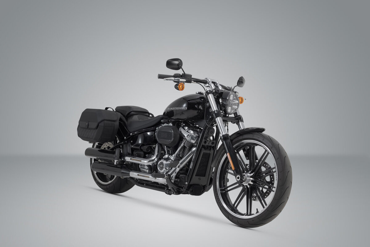 Pack Valises Latérales SW-Motech Legend Gear 19.5 L pour Harley Davidson 1868 Low Rider ST (20-21)