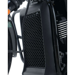 Protection de Radiateur Alu Noir R&G pour Harley Davidson 750 Street - Street Rod (15-20) - RAD0198BK