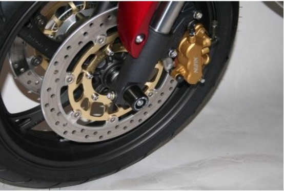 Roulettes de protection de fourche R&G pour Honda CBR600F (99-04) - FP0010BK