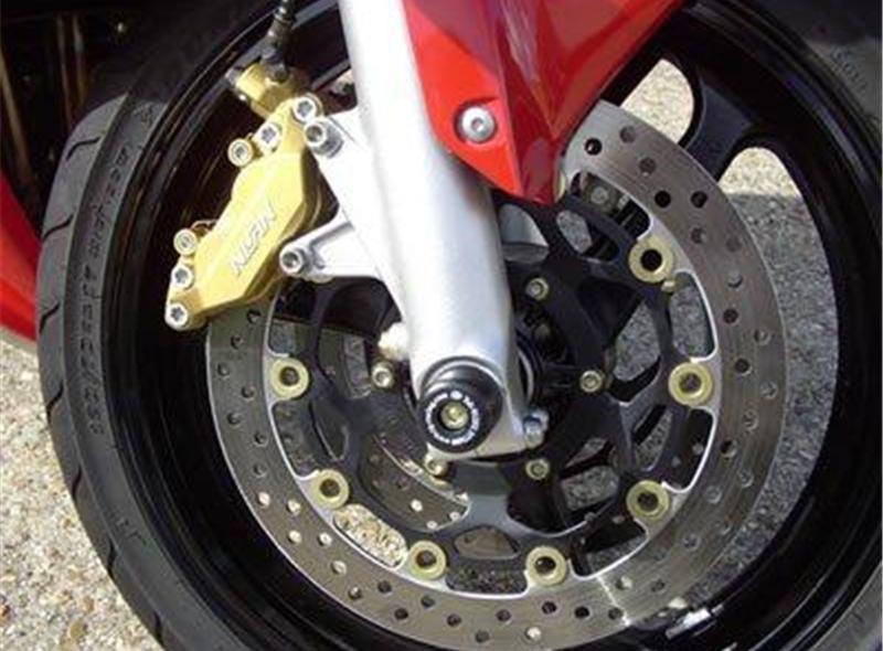 Roulettes de protection de fourche R&G pour CBR600RR - VTR1000 (99-06) - FP0004BK