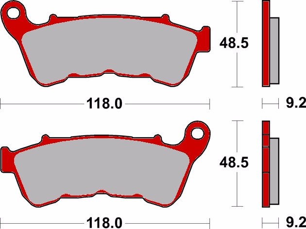 Plaquette de frein Avant Brembo 07HD22SA