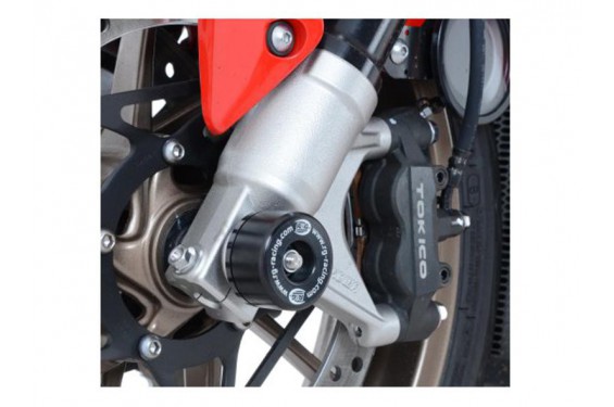 Roulettes de protection de fourche R&G pour Honda VFR800 (14-20) - FP0157BK Roulettes de protection de fourche R&G pour Honda VFR800 (14-20) - FP0157BK