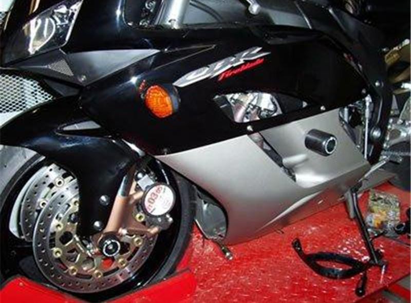Roulettes de protection de fourche R&G pour Honda CBR900 - 1000RR (00-07) - FP0006BK