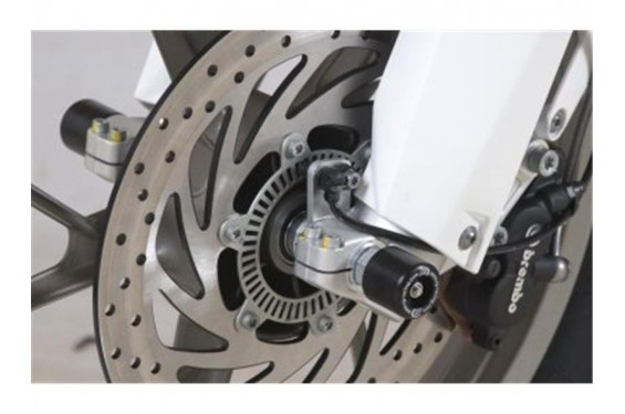 Roulettes de protection de fourche R&G pour Husqvarna TR650 Strada (12-14) Roulettes de protection de fourche R&G pour Husqvarna TR650 Strada (12-14)
