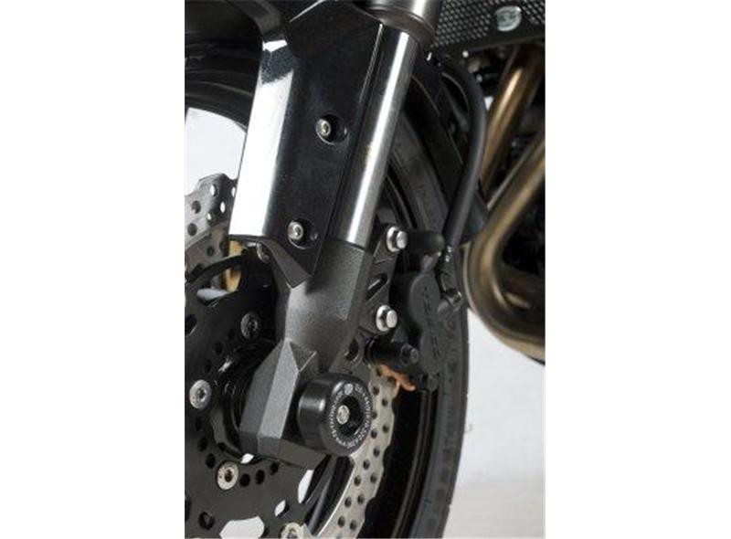 Roulettes de protection de fourche R&G pour Kawasaki Versys 650 (06-14) - FP0059BK