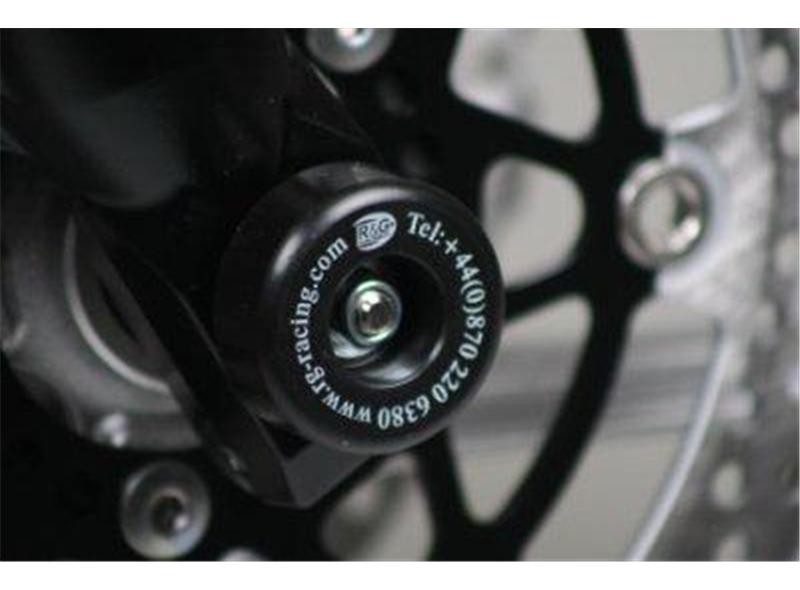 Roulettes de protection de fourche R&G pour Kawasaki Z750 (07-12) - FP0068BK