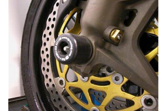 Roulettes de protection de fourche R&G pour Kawasaki ZX10R (04-05) - FP0012BK Roulettes de protection de fourche R&G pour Kawasaki ZX10R (04-05) - FP0012BK
