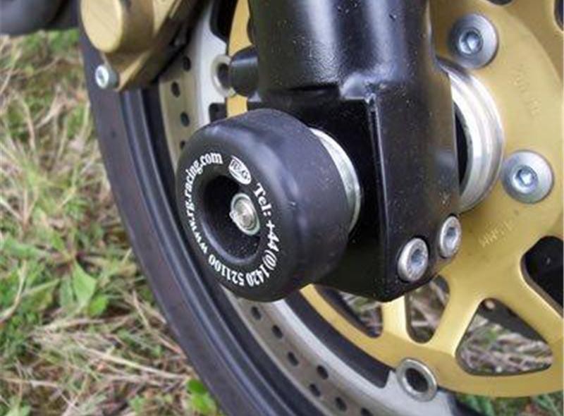 Roulettes de protection de fourche R&G pour Kawasaki ZRX1100 et 1200 (96-06) - FP0017BK