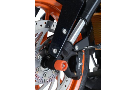 Roulettes de protection de fourche R&G pour Duke 125 (11-22) Duke 390 (13-23) - FP0106OR