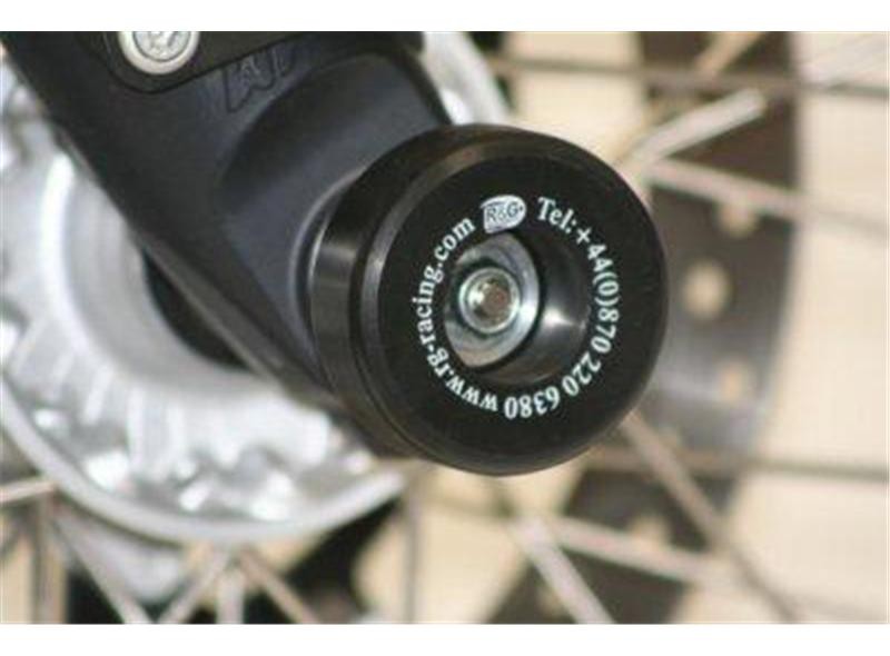 Roulettes de protection de fourche R&G pour KTM 690 Duke 3 et SM (07-09) - FP0073BK