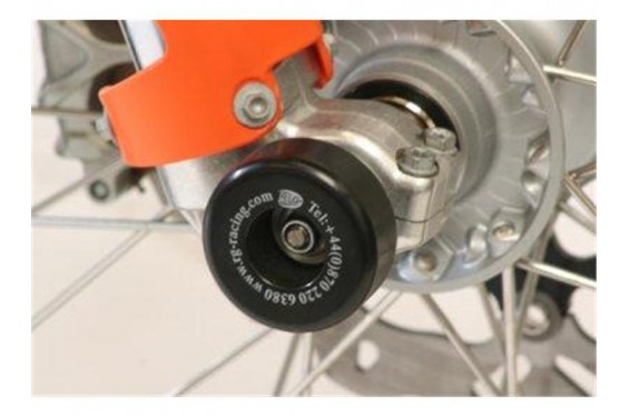 Roulettes de protection de fourche R&G pour KTM 690 SMC R et Enduro (08-09) - FP0148BK