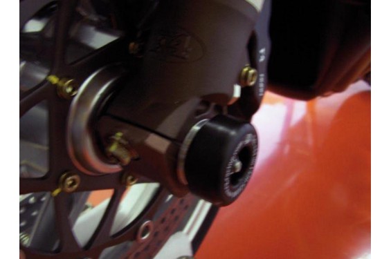 Roulettes de protection de fourche R&G pour MV Brutale 750 et 910 - F4 750 et 100 (05-10) - FP0019BK Roulettes de protection de fourche R&G pour MV Brutale 750 et 910 - F4 750 et 100 (05-10) - FP0019BK