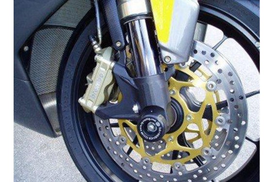Roulettes de protection de fourche R&G pour MV Brutale 910R (14-15) - F4 1000R (06-10) - FP0064BK Roulettes de protection de fourche R&G pour MV Brutale 910R (14-15) - F4 1000R (06-10) - FP0064BK