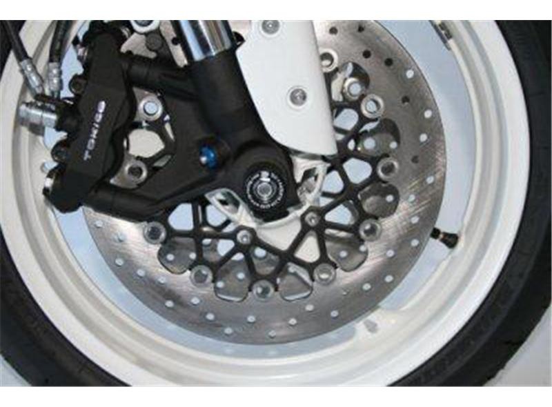 Roulettes de protection de fourche R&G pour GSX-R 600 (06-10) GSX-R 750 (06-10) GSX-R 1000 (05-11) - FP0025BK