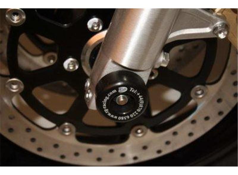 Roulettes de protection de fourche R&G pour Suzuki GSX1400 ('01-08) - FP0077BK