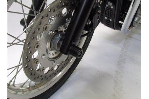 Roulettes de protection de fourche R&G pour Triumph Bonneville - Thruxton - Scrambler (08-17) - FP0091BK Roulettes de protection de fourche R&G pour Triumph Bonneville - Thruxton - Scrambler (08-17) - FP0091BK