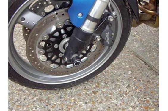 Roulettes de protection de fourche R&G pour Triumph SpeedTriple 955 (97-04) - FP0045BK Roulettes de protection de fourche R&G pour Triumph SpeedTriple 955 (97-04) - FP0045BK