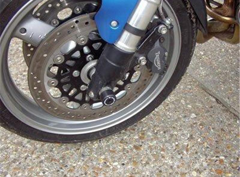 Roulettes de protection de fourche R&G pour Triumph SpeedTriple 955 (97-04) - FP0045BK