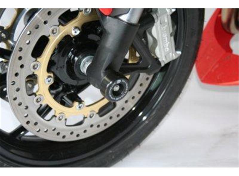 Roulettes de protection de fourche R&G pour SpeedTriple 1050 (05-10) Tiger 1050 et Sport (05-18) - FP0032BK
