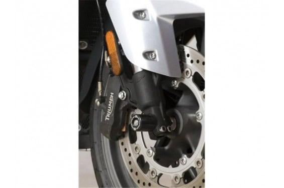 Roulettes de protection de fourche R&G pour Triumph 1200 Trophy (13-17) FP0120BK Roulettes de protection de fourche R&G pour Triumph 1200 Trophy (13-17) FP0120BK