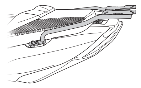 Support Top Case Shad pour Kymco AK 550 Premium (2023 et +)