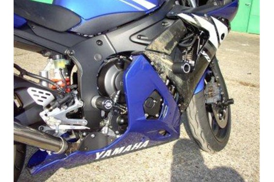 Roulettes de protection de fourche R&G pour Yamaha R6 (03-04) - FP0014BK Roulettes de protection de fourche R&G pour Yamaha R6 (03-04) - FP0014BK