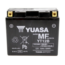 Batterie Moto Yuasa YT12B / Activé Usine
