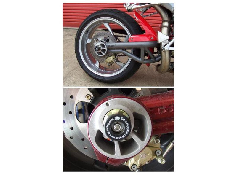 Roulettes de Bras Oscillant R&G pour Benelli TNT et Tre K 1130 (04-12) - SS0008BK