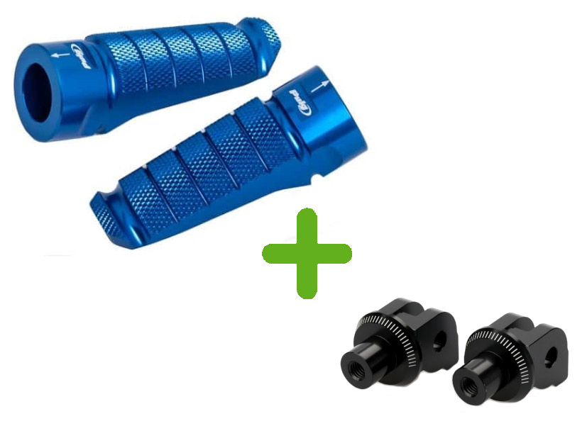 Repose-Pieds Repliables Arrière Racing Puig pour T-Max 530 (17-19) T-Max 560 (20-23)