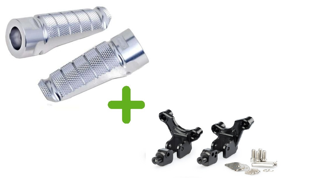 Repose-Pieds Repliables Avant Racing Puig pour X-ADV 750 (17-20)