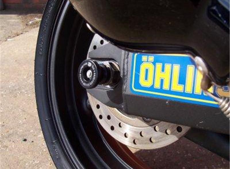 Roulettes diabolo arrière R&G pour Honda CBR 600 F (99-04) - SS0010BK