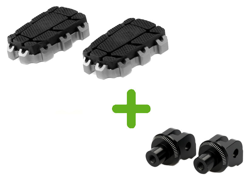 Repose-Pieds Repliables Avant Enduro 2.0 Puig pour Turismo Veloce 800 (14-23)