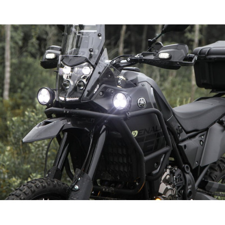 Support Universel Pour Feux Additionnels Moto - Diamètre 44 Mm - Alliage Réglable En Angle - Pour Moto, Quad, 4x4, Camion
