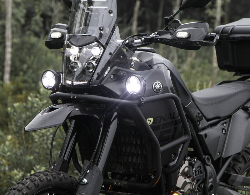 Kit Feux Additionnel DENALI D3 Led + Dialdim pour Honda Africa Twin 1100 (20-23)