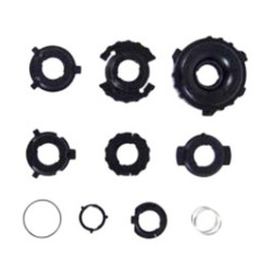 Ampoule Moto à LED RaceTech Ventilée 360° avec adaptateurs