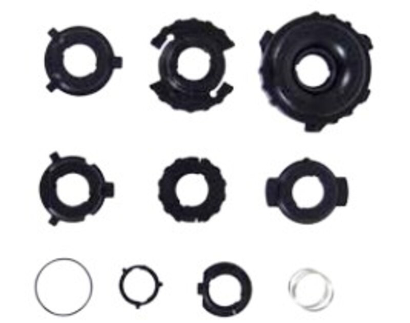 Ampoule Moto à LED RaceTech Ventilée 360° avec adaptateurs