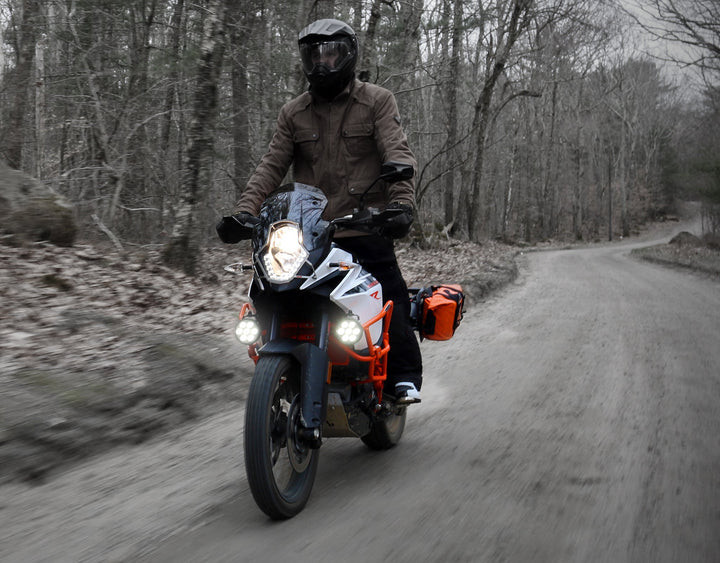 Kit Feux Additionnel DENALI D7 Led + Dialdim pour Ducati 937 Desert X (22-24)