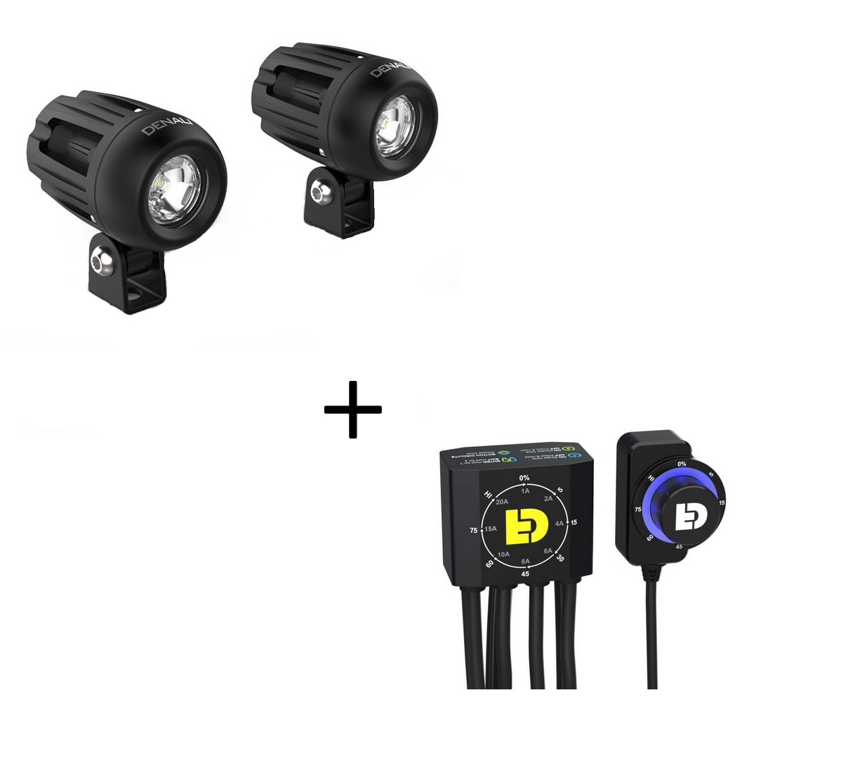 Kit Feux Additionnel DENALI DM Led + Dialdim pour KTM 1290 Super Adventure R - S (21-24)