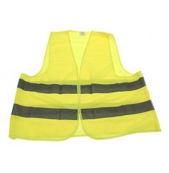 Gilet moto de sécurité réfléchissant jaune, Norme CE