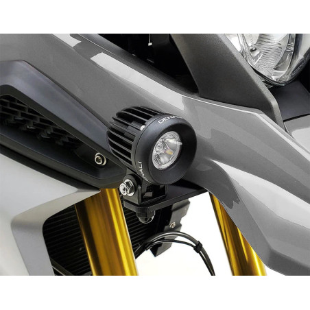 Lot 2 Feux Additionnels LED Moto 6000K - Étanches IP67, Aluminium, 3 Modes Pour Moto, Quad Et Voiture