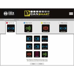 Kit Feux Additionnel DENALI D4 Led + CANsmart Gen II pour BMW K 1600 GTl (11-19)