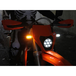 Kit Phare Additionnel DENALI D7 Led Rally - Enduro pour Husqvarna FE 450 (17-23)